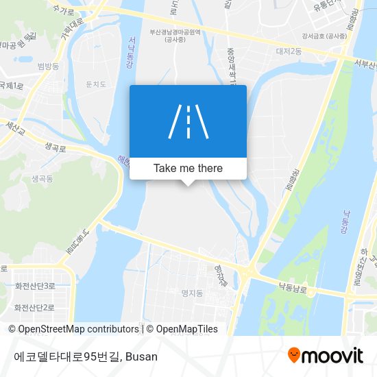 에코델타대로95번길 map