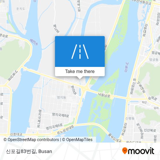 신포길83번길 map