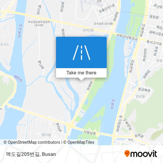 맥도길205번길 map