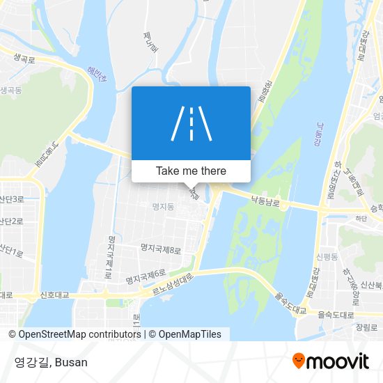 영강길 map