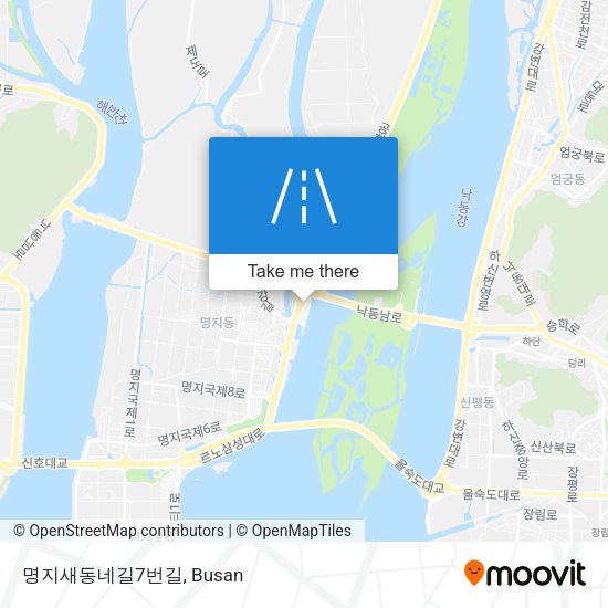 명지새동네길7번길 map