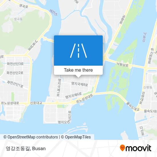 영강조동길 map
