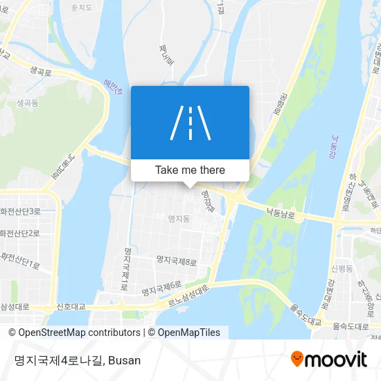 명지국제4로나길 map