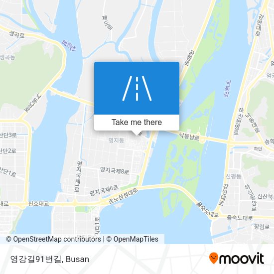 영강길91번길 map