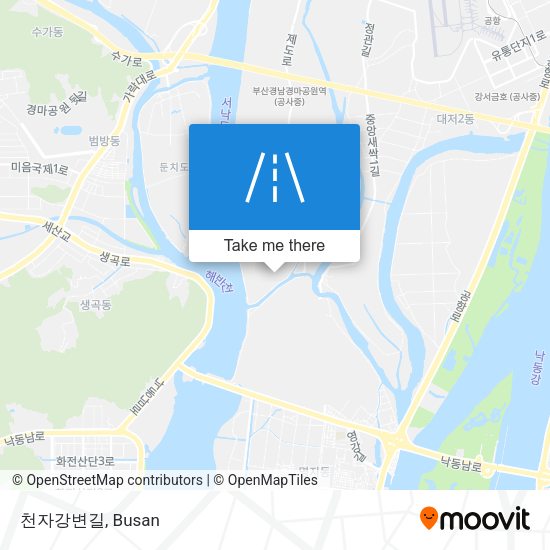 천자강변길 map