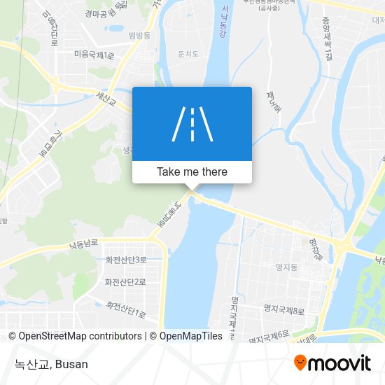 녹산교 map