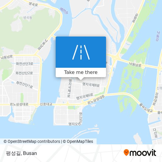 평성길 map