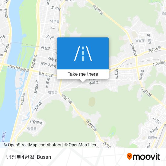 냉정로4번길 map