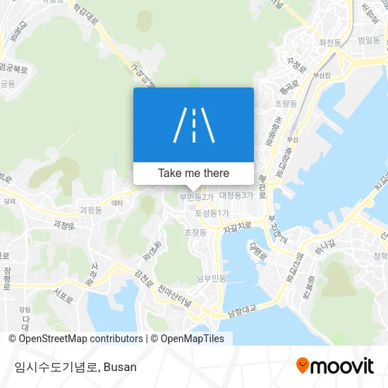 임시수도기념로 map
