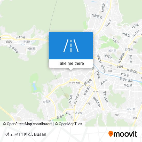 여고로11번길 map
