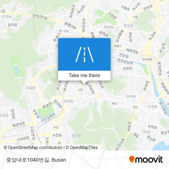 중앙대로1040번길 map