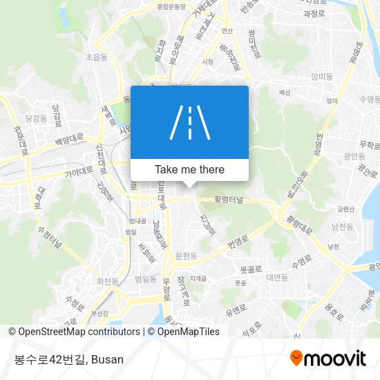 봉수로42번길 map