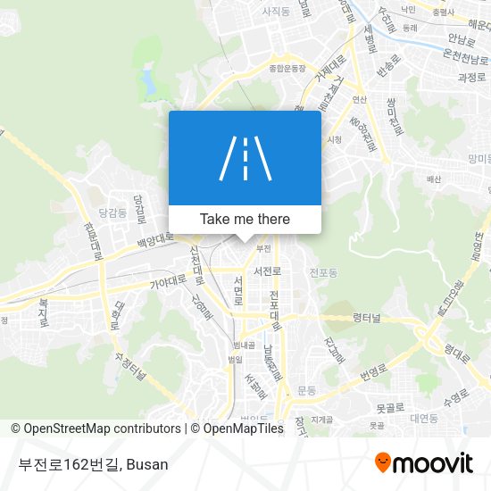 부전로162번길 map