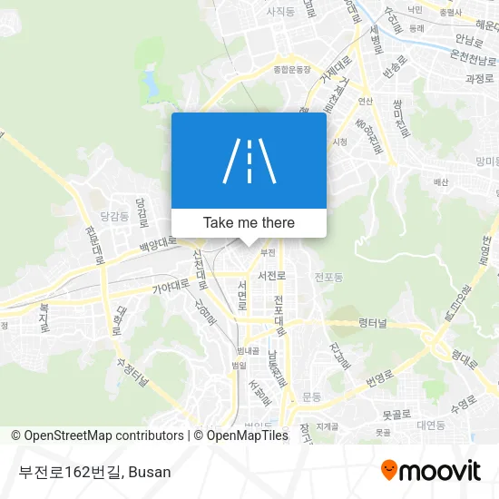 부전로162번길 map