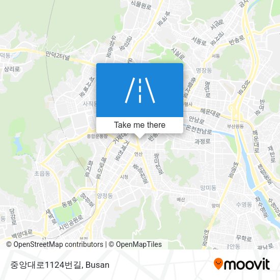 중앙대로1124번길 map