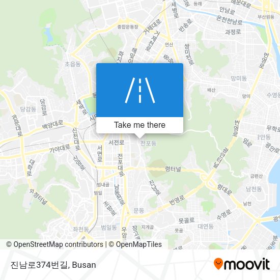 진남로374번길 map