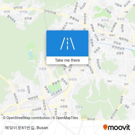 해맞이로61번길 map