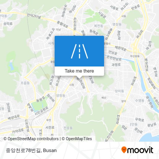 중앙천로78번길 map