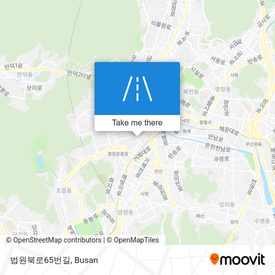 법원북로65번길 map