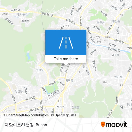 해맞이로81번길 map