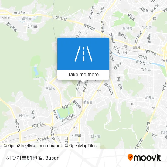 해맞이로81번길 map