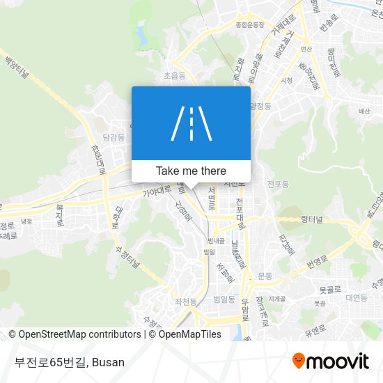 부전로65번길 map