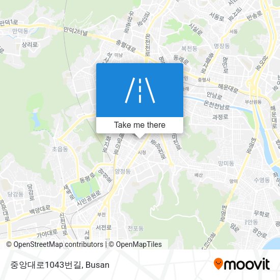중앙대로1043번길 map