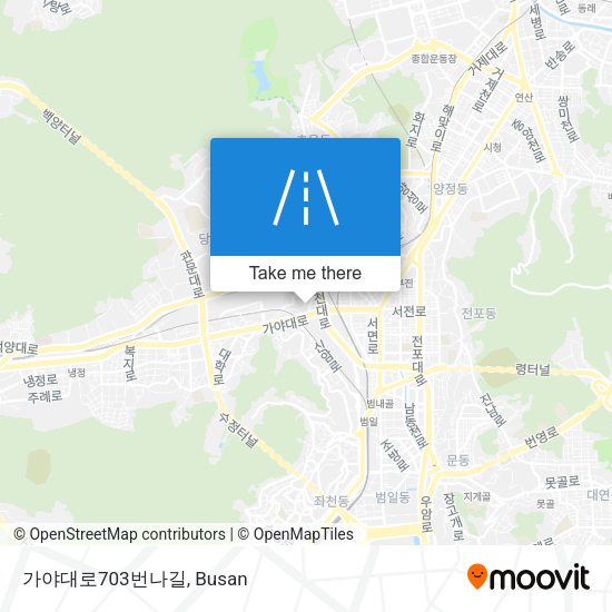 가야대로703번나길 map
