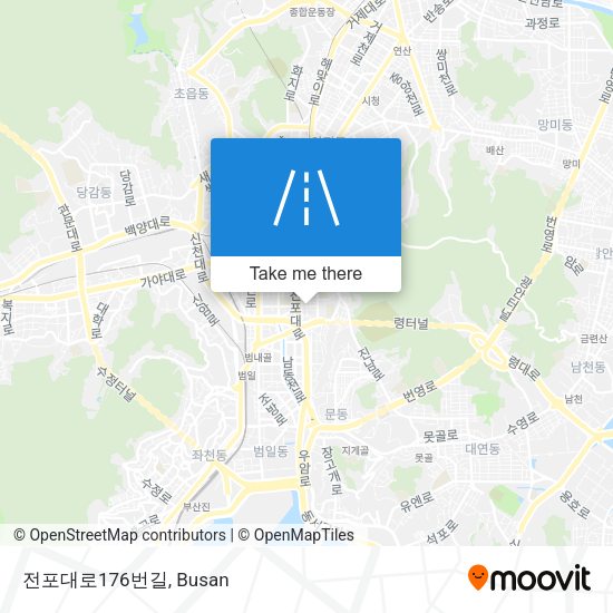 전포대로176번길 map