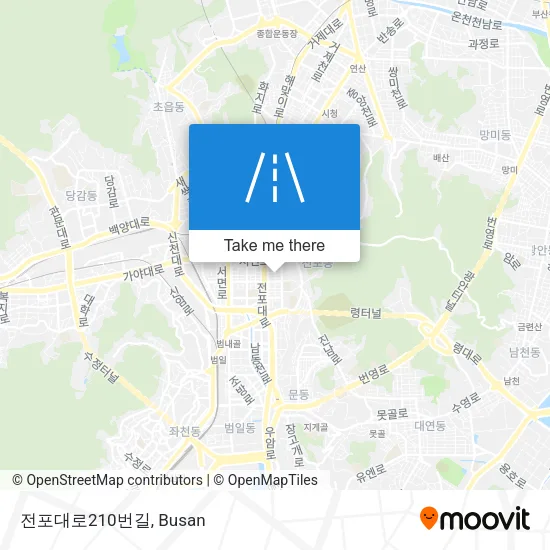 전포대로210번길 map