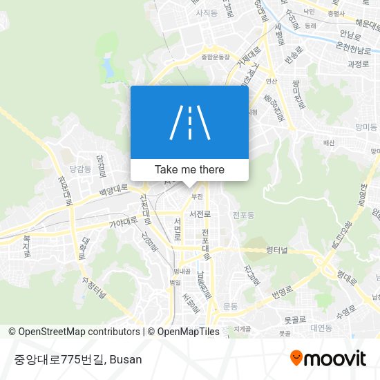 중앙대로775번길 map