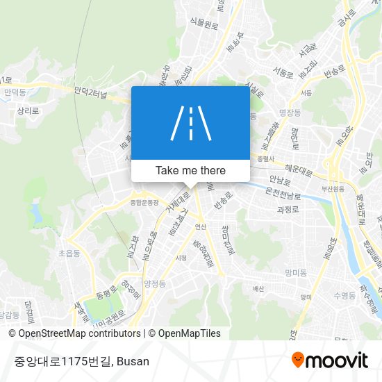 중앙대로1175번길 map