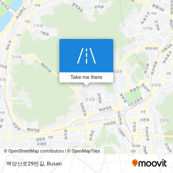 백양산로29번길 map
