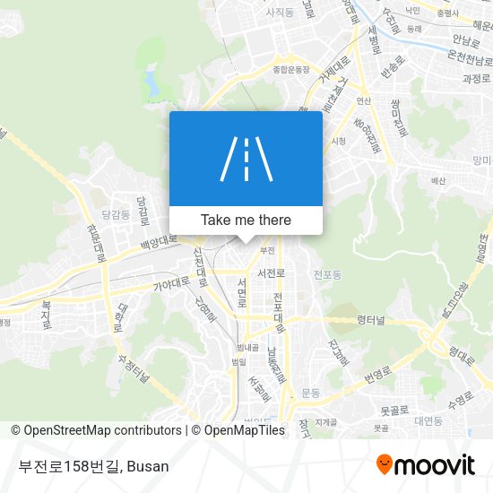 부전로158번길 map