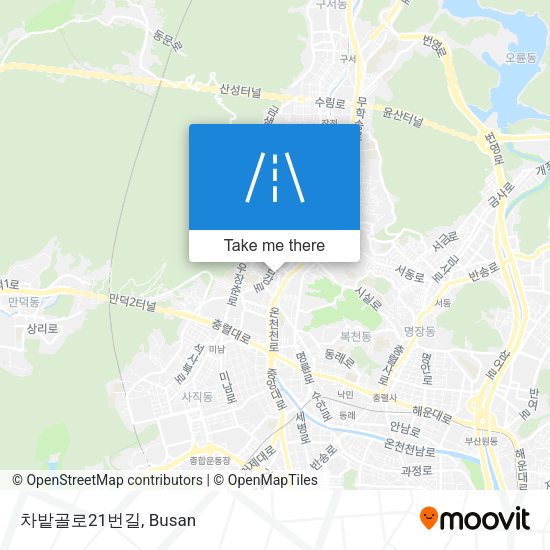 차밭골로21번길 map
