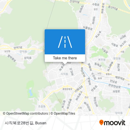 사직북로28번길 map