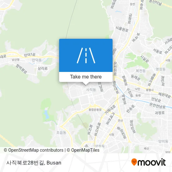 사직북로28번길 map