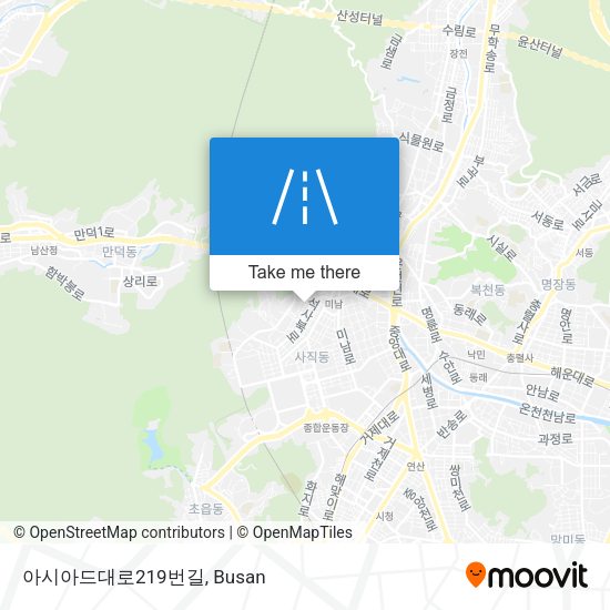 아시아드대로219번길 map