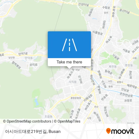 아시아드대로219번길 map