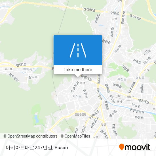 아시아드대로247번길 map