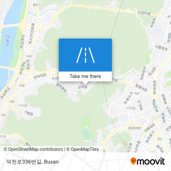 덕천로336번길 map