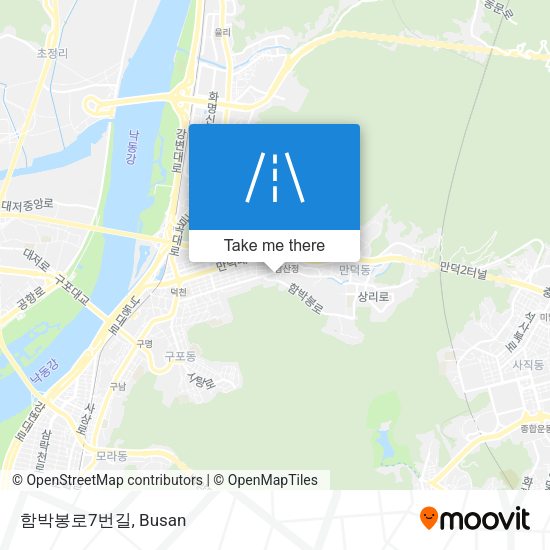 함박봉로7번길 map