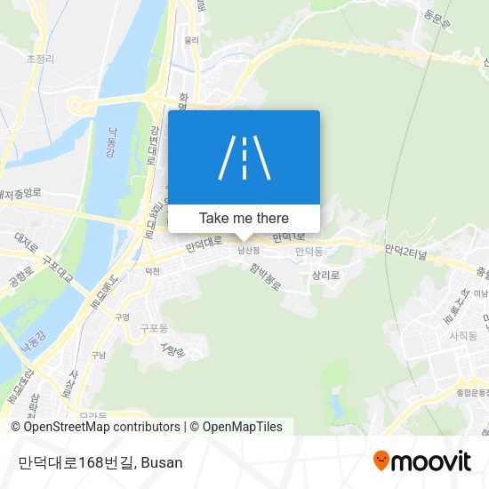 만덕대로168번길 map