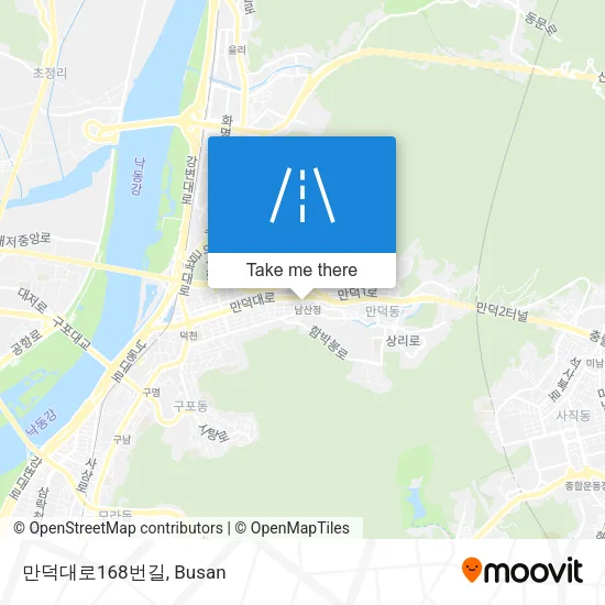 만덕대로168번길 map