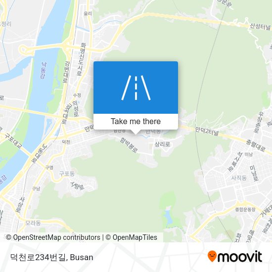 덕천로234번길 map