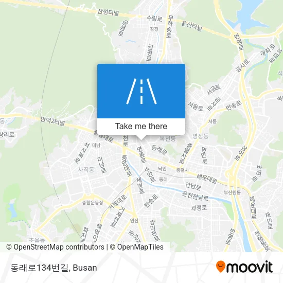 동래로134번길 map