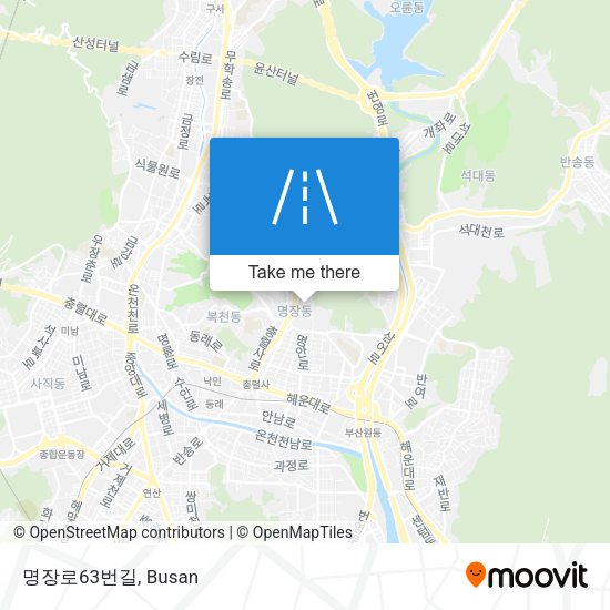 명장로63번길 map
