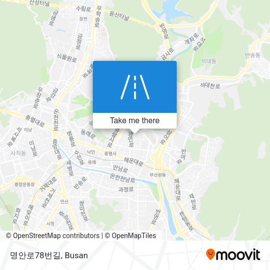 명안로78번길 map