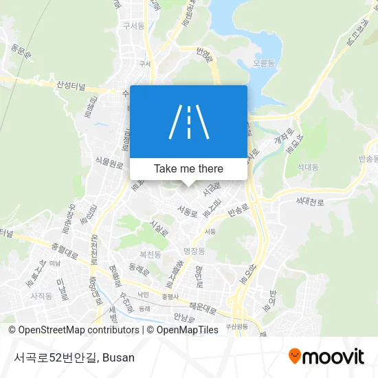 서곡로52번안길 map