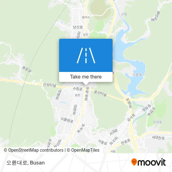 오륜대로 map